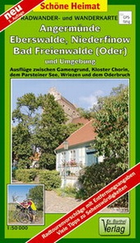 Abbildung von: Radwander- und Wanderkarte Angermünde, Eberswalde, Bad&nbsp;Freienwalde&nbsp;(Oder) und Umgebung - Barthel, A