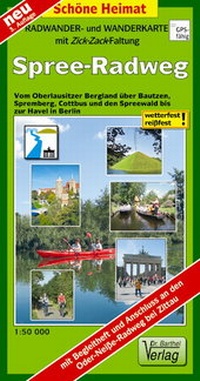 Abbildung von: Radwander- und Wanderkarte Spree-Radweg - Barthel, A