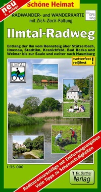 Abbildung von: Radwander- und Wanderkarte Ilmtal-Radwanderweg - Barthel, A
