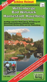 Abbildung von: Radwander- und Wanderkarte Wittenberge, Bad Wilsnack, Hansestadt Havelberg und Umgebung - Barthel, A