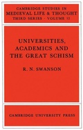 Cover: Universities, Academics and the Great Schism - Cambridge University Press