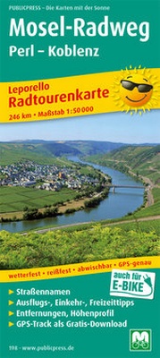 Abbildung von: Mosel-Radweg, Perl - Koblenz - Freytag-Berndt und ARTARIA