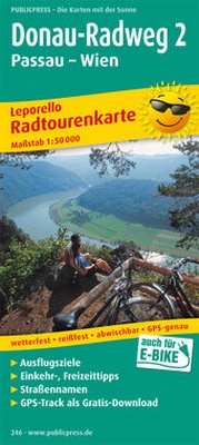 Abbildung von: Donau-Radweg 2, Passau - Wien - Freytag-Berndt und ARTARIA
