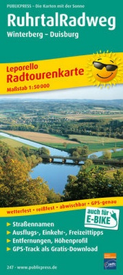 Abbildung von: RuhrtalRadweg, Winterberg - Duisburg - Freytag-Berndt und ARTARIA
