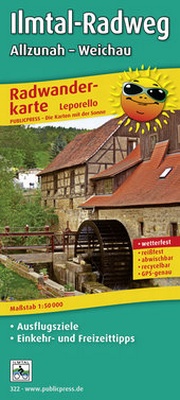 Abbildung von: Ilmtal-Radwanderweg, Allzunah - Weichau - PUBLICPRESS