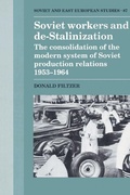 Cover: Soviet Workers and De-Stalinization - Cambridge University Press
