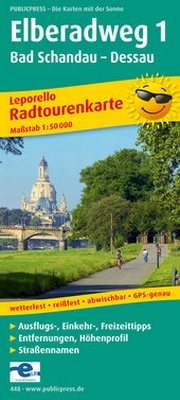 Abbildung von: Elberadweg 1, Bad Schandau - Dessau - Freytag-Berndt und ARTARIA