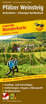 Abbildung von: Pfälzer Weinsteig, Bockenheim - Schweigen-Rechtenbach - Freytag-Berndt und ARTARIA