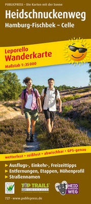 Abbildung von: Heidschnuckenweg, Hamburg-Fischbek - Celle, Wanderkarte 1:35.000 - Freytag-Berndt und ARTARIA