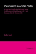 Cover: Mannerism in Arabic Poetry - Cambridge University Press