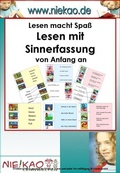 Cover: Lesen mit Sinnerfassung von Anfang an - Kartei ab Kl.1 - Niekao Lernwelten