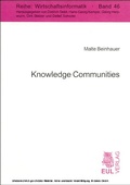 Cover: Knowledge Communities - Josef Eul Verlag