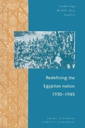 Cover: Redefining the Egyptian Nation, 1930-1945 - Cambridge University Press