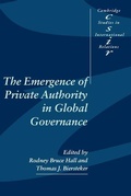Cover: The Emergence of Private Authority in Global Governance - Cambridge University Press