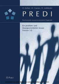 Enlarge image Cover: PREDI - Pabst Science Publishers