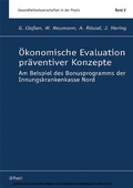 Cover: &Ouml;konomische Evaluation pr&auml;ventiver Konzepte - Pabst Science Publishers