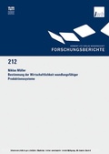 Cover: Bestimmung der Wirtschaftlichkeit wandlungsf&auml;higer Produktionssysteme - Herbert Utz Verlag