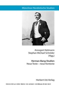 Cover: Herman-Bang-Studien - Herbert Utz Verlag