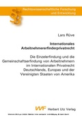 Cover: Internationales Arbeitnehmererfinderprivatrecht - Herbert Utz Verlag