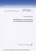 Cover: Modellierung und Simulation des Halbleiterscheibenlasers - Herbert Utz Verlag