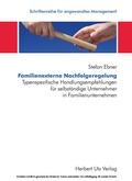 Cover: Familienexterne Nachfolgeregelung - Herbert Utz Verlag
