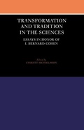 Cover: Transformation and Tradition in the Sciences - Cambridge University Press