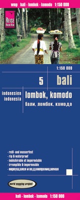 Abbildung von: Reise Know-How Landkarte Bali, Lombok, Komodo (1:150.000) - Indonesien 5 - Reise Know-How Verlag Peter Rump GmbH
