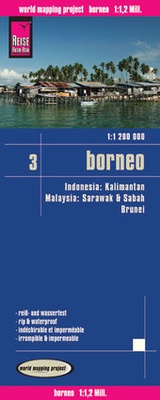 Abbildung von: Reise Know-How Landkarte Borneo (1:1.200.000): Kalimantan, Sabah & Sarawak, Brunei - Indonesien 3 - Reise Know-How Verlag Peter Rump GmbH