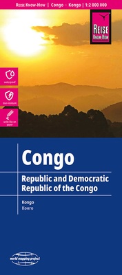 Abbildung von: Reise Know-How Landkarte Kongo / Congo (1:2.000.000) - Reise Know-How Verlag Peter Rump GmbH