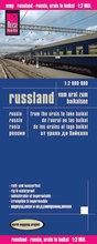 Cover: Reise Know-How Landkarte Russland - vom Ural zum Baikalsee (1:2.000.000) - Reise Know-How Verlag Peter Rump GmbH