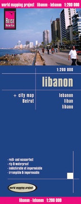 Abbildung von: Reise Know-How Landkarte Libanon (1:200.000) mit Stadtplan Beirut - Reise Know-How Verlag Peter Rump GmbH