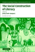 Cover: The Social Construction of Literacy - Cambridge University Press