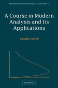 Cover: A Course in Modern Analysis and its Applications - Cambridge University Press
