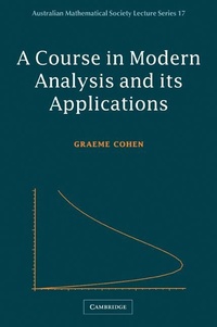 Enlarge image Cover: A Course in Modern Analysis and its Applications - Cambridge University Press