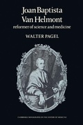 Cover: Joan Baptista Van Helmont - Cambridge University Press