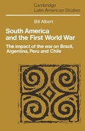 Cover: South America and the First World War - Cambridge University Press