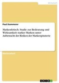 Cover: Markenfetisch. Studie zur Bedeutung und Wirksamkeit starker Marken unter Anbetracht der Risiken der Markenpiraterie - GRIN Verlag