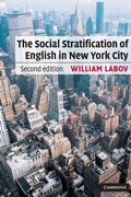 Cover: The Social Stratification of English in New York City - Cambridge University Press