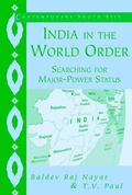 Cover: India in the World Order - Cambridge University Press