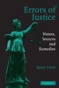Cover: Errors of Justice - Cambridge University Press