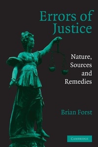 Enlarge image Cover: Errors of Justice - Cambridge University Press