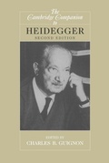 Cover: The Cambridge Companion to Heidegger - Cambridge University Press
