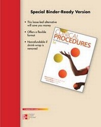 Enlarge image Cover: Clinical Procedures for Medical Assisting - McGraw-Hill Education