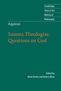 Cover: Aquinas: Summa Theologiae, Questions on God - Cambridge University Press