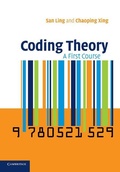 Cover: Coding Theory - Cambridge University Press