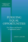Cover: Pursuing Equal Opportunities - Cambridge University Press