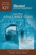 Cover: KJV Adult Bible Class Large Print--Winter 2014-2015 - Standard Publishing Company