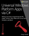 Cover: Universal Windows Platform Apps via C# - Microsoft Press