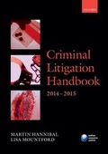 Cover: Criminal Litigation Handbook 2014-2015 - Oxford University Press