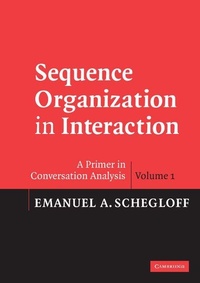 Enlarge image Cover: Sequence Organization in Interaction: Volume 1 - Cambridge University Press